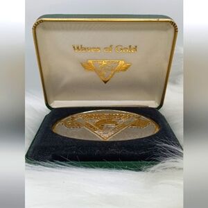 Brass 24k Plated Fishing Belt Buckle Men